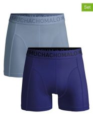 Muchachomalo Bokserki (2 pary) w kolorze granatowo-błękitnym rozmiar: 5XL. Niebieskie bokserki MUCHACHOMALO, xl, bez wzorów. Za 78.99 zł.