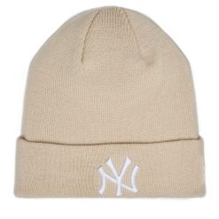 Czapka New Era. Brązowe czapki zimowe New Era, bez wzorów. Za 139.99 zł.