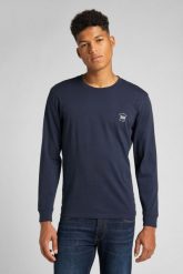 LEE LS PATCH LOGO TEE MĘSKI LONGSLEEVE NAVY L60RFQ35 112140336. Niebieskie bluzki z długim rękawem Lee, l, bez wzorów, bez kołnierzyka, bez ramiączek. Za 129.99 zł.
