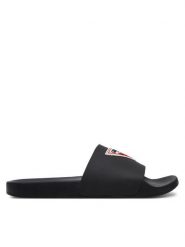 Guess Klapki FMJTOT ELL19 Czarny. Czarne klapki Guess, z tworzywa sztucznego. Za 129.99 zł.