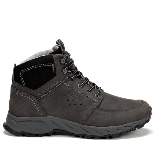 Buty trekkingowe Chiruca Montreal 03 Gore-Tex. Szare buty turystyczne Chiruca, bez wzorów, z gore-texu, bez zapięcia, trekkingowe, gore-tex. Za 718.15 zł.