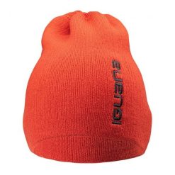 Czapka Logo Akryl Aspar. Brązowe czapki zimowe IGUANA, bez wzorów. Za 87.99 zł.