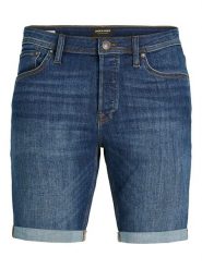 Jack & Jones Szorty dżinsowe "Rick" w kolorze niebieskim rozmiar: L. Niebieskie szorty Jack & Jones, l, z aplikacjami, z bawełny, klasyczne. Za 92.21 zł.