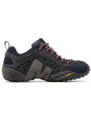 Merrell Trekkingi Intercept J559593 Niebieski. Zielone buty trekkingowe Merrell, bez wzorów, z nubiku, bez zapięcia. Za 389.99 zł.