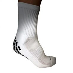 Skarpety piłkarskie/ getry antypoślizgowe SPEED 42-47. Białe skarpetki sportowe YAKIMASPORT, bez wzorów, z bawełny. Za 19.99 zł.