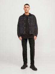 Jack & Jones Dżinsy - Regular fit - w kolorze czarnym rozmiar: W28/L32. Czarne jeansy Jack & Jones, l. Za 74.81 zł.