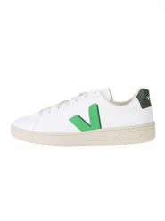 Veja Sneakersy "Urca W" w kolorze biało-zielonym rozmiar: 42. Białe buty sportowe casual Veja, bez wzorów, bez zapięcia. Za 368.09 zł.