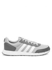 Adidas Sneakersy RUN50S IG6553 Szary. Szare buty sportowe casual Adidas, bez wzorów, z materiału, bez zapięcia. Za 229.99 zł.