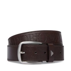 Pasek Emporio Armani. Zielone paski Emporio Armani, bez wzorów. Za 569.99 zł.