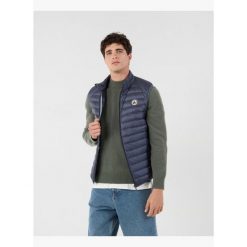 Kurtka puchowa bez rękawów JOTT Tom. Niebieskie kurtki Jott, m, bez wzorów, z puchu, bez kaptura. W wyprzedaży za 536.00 zł.