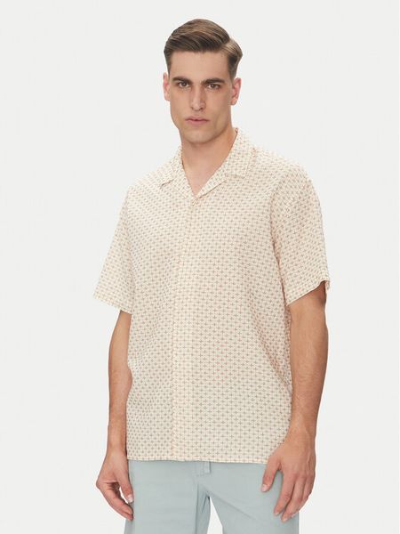Jack & Jones Koszula Luke 12277185 Beżowy Relaxed Fit. Brązowe koszule Jack & Jones, m, bez wzorów, z bawełny, bez kołnierzyka, bez ramiączek. Za 79.99 zł.