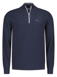 NEW ZEALAND AUCKLAND Sweter w kolorze granatowym rozmiar: L. Niebieskie swetry nierozpinane New Zealand Auckland, l, bez wzorów, bez kołnierzyka, bez ramiączek. Za 171.95 zł.
