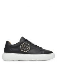 PHILIPP PLEIN Sneakersy PAES MSC4022 Czarny. Czarne buty sportowe casual Philipp Plein, bez wzorów, ze skóry, bez zapięcia. Za 2,019.00 zł.