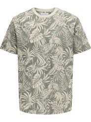 ONLY & SONS Koszulka "Perry" w kolorze szarym rozmiar: XL. Szare bezrękawniki Only & Sons, xl, bez wzorów, z bawełny, bez kołnierzyka, bez ramiączek. Za 48.28 zł.