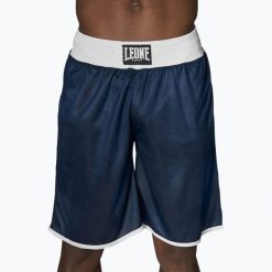 Spodenki bokserskie męskie dwustronne męskie LEONE 1947 Double Face Boxing. Czerwone szorty LEONE 1947, m, bez wzorów, sportowe. Za 206.50 zł.