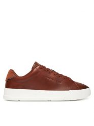 Tommy Hilfiger Sneakersy Th Court Core Cognac FM0FM05729 Brązowy. Brązowe buty sportowe casual Tommy Hilfiger, bez wzorów, ze skóry, bez zapięcia. Za 299.99 zł.