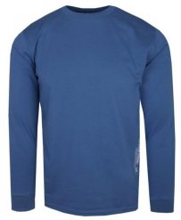 Koszulka z Długim Rękawem (Longsleeve) - Pako Jeans - Niebieska. Niebieskie bluzki z długim rękawem Pako Jeans, m, bez wzorów, z bawełny, bez kołnierzyka, bez ramiączek. Za 120.00 zł.