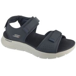 Sandały męskie, Go Walk Flex Sandal - Antigua Beach. Niebieskie sandały Skechers, bez zapięcia. Za 269.99 zł.