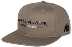 Wayne Snapback Czapka - Brązowy. Brązowe czapki z daszkiem GORILLA WEAR, bez wzorów, z bawełny. Za 170.00 zł.
