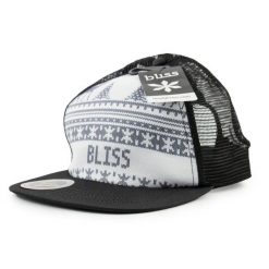Czapka z daszkiem unisex Level Bliss trucker. Czarne czapki z daszkiem Level, bez wzorów, z bawełny. W wyprzedaży za 57.00 zł.