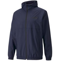 Kurtka męska Puma ESS Solid Windbreaker. Niebieskie kurtki Puma, m, bez wzorów, bez kaptura. Za 179.00 zł.