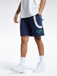 Reebok Szorty sportowe Classics Varsity Shorts HS9180 Niebieski. Niebieskie krótkie spodenki sportowe Reebok, m, bez wzorów, z bawełny. Za 129.99 zł.