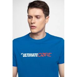 T-shirt męski TSM228 - kobalt. T-shirty marki 4F. Za 29.99 zł.