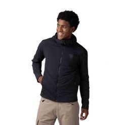 Kurtka narciarska Rossignol męska Opside Hoodie JKT czarna. Czarne kurtki narciarskie i snowboardowe Rossignol, m, bez wzorów, narciarskie. Za 1,100.00 zł.