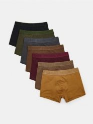 Bawełniane bokserki 7 pack - wielobarwny. Bokserki Sinsay, l, bez wzorów, z bawełny. Za 59.99 zł.