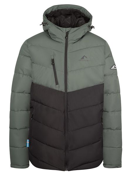 Westfjord Kurtka zimowa "Kirkjufell" w kolorze zielono-czarnym rozmiar: M. Czarne kurtki Westfjord, na zimę, m, bez wzorów, bez kaptura. Za 311.12 zł.