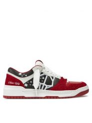 Naked Wolfe Sneakersy CM-00 Czerwony. Czerwone buty sportowe casual Naked Wolfe, bez wzorów, ze skóry, bez zapięcia. Za 789.99 zł.