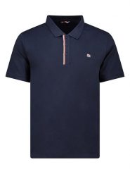 Geographical Norway Koszulka polo "Krown" w kolorze granatowym rozmiar: M. Niebieskie koszulki polo Geographical Norway, m, bez wzorów, z bawełny, bez kołnierzyka, bez ramiączek. Za 88.95 zł.
