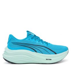 Buty do biegania Puma. Niebieskie buty do biegania Puma, bez wzorów, bez zapięcia, do biegania. Za 569.99 zł.