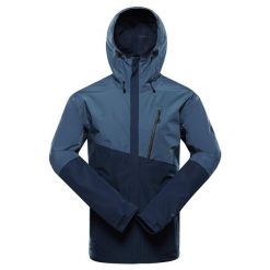 Kurtka męska turystyczna wodoodporna 10.000 Norem 3. Szare kurtki Alpine Pro, m, bez wzorów, bez kaptura. W wyprzedaży za 729.00 zł.