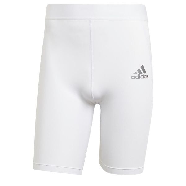 Krótki adidas Techfit Tight. Białe bielizna termoaktywna Adidas, m, bez wzorów, bez ramiączek, do piłki nożnej. Za 129.00 zł.