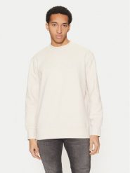 Calvin Klein Jeans Bluza Interlock J30J326754 Écru Regular Fit. Bluzy Calvin Klein Jeans, m, bez wzorów, z bawełny, bez kaptura. Za 239.99 zł.