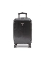 Guess Walizka kabinowa Lustre2 (E) Travel TWE689 39830 Czarny. Czarne walizki Guess, z aplikacjami, z tworzywa sztucznego. Za 749.99 zł.