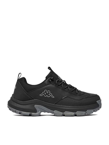 Kappa Sneakersy CEOWB-MP40-MC-250105Z Czarny. Czarne buty sportowe casual Kappa, bez wzorów, ze skóry, bez zapięcia. Za 199.99 zł.