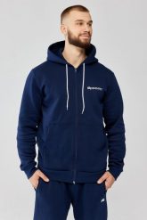 Męska bluza dresowa z kapturem Rough Radical Track Hoodie Zip. Czarne bluzy z kapturem ROUGH RADICAL, m, bez wzorów, z bawełny, z kapturem. Za 189.99 zł.