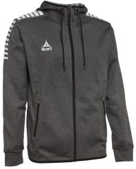 Bluza piłkarska męska rozpinana z kapturem Select Monaco ZIP Hoodie szara. Szare bluzy z kapturem Select, m, bez wzorów, z materiału, z kapturem. Za 186.15 zł.