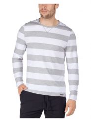 Skiny Koszulka piżamowa w kolorze biało-szarym rozmiar: XXL. Białe piżamy Skiny, xxl, bez wzorów, z bawełny, bez ramiączek. Za 30.99 zł.