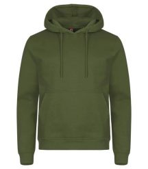 Clique Miami Hoody - bluza z kapturem z mieszanki bawełny – olive Green. Zielone bluzy z kapturem CLIQUE, xl, bez wzorów, z bawełny, z kapturem. Za 173.55 zł.