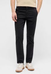 Męskie Spodnie Mustang Style Brad Chino Black Beauty 1017469 4185. Czarne eleganckie spodnie Mustang, l, z materiału. Za 159.99 zł.