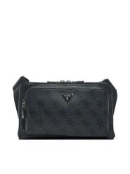 Guess Saszetka HMMILO P5214 Czarny. Czarne saszetki i nerki Guess, z aplikacjami, z tworzywa sztucznego. Za 299.99 zł.