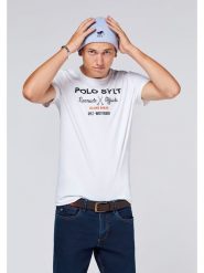 Polo Sylt Koszulka w kolorze białym rozmiar: M. Białe bezrękawniki Polo Sylt, m, bez wzorów, z bawełny, bez kołnierzyka, bez ramiączek. Za 97.28 zł.