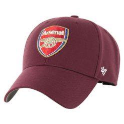 Czapka z daszkiem męska 47 Arsenal FC MVP Cap. Czerwone czapki z daszkiem 47 Brand, bez wzorów, z bawełny. Za 109.99 zł.