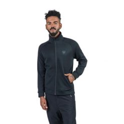 Polar zapinany na zamek błyskawiczny Rossignol Blackside. Czarne bluzy z polaru Rossignol, na zimę, m, bez wzorów, z polaru, bez kaptura. Za 409.00 zł.