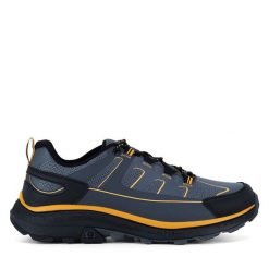 Trekkingi Hunter. Szare buty trekkingowe Hunter, bez wzorów, bez zapięcia. Za 329.99 zł.