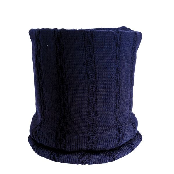 Equus Care komin jeździecki ocieplacz na szyję NAVY. Niebieskie szaliki EQUUS CARE, z aplikacjami, z materiału. Za 54.99 zł.