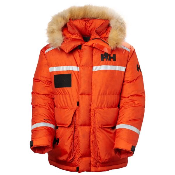 Długa kurtka z kapturem Helly Hansen Arctic Patrol. Brązowe kurtki Helly Hansen, m, bez wzorów, z puchu, z kapturem. W wyprzedaży za 4,454.50 zł.